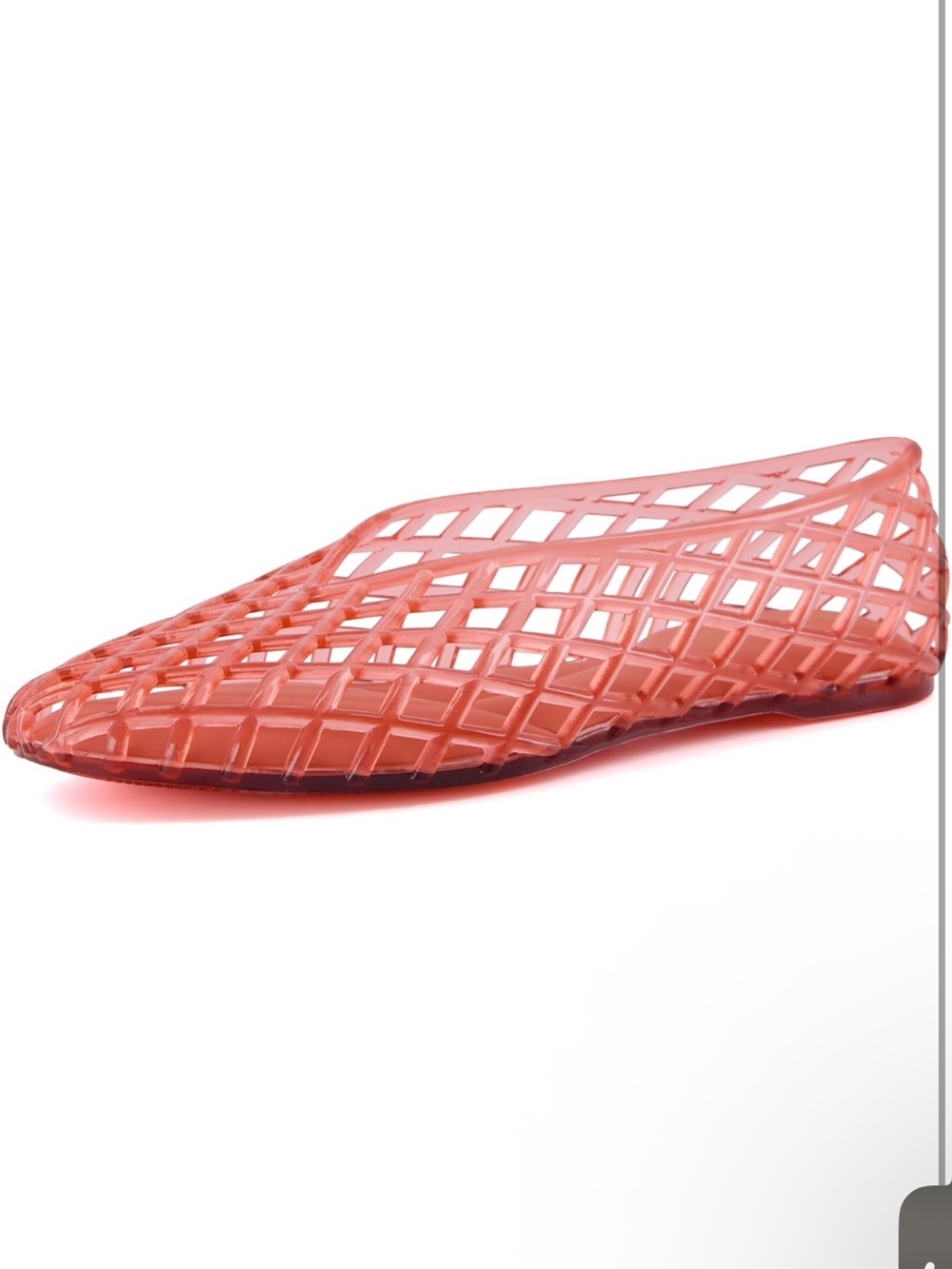 Women’s Coral Jelly Lattice Slip-On Flats